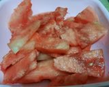 A picture of step 1 of Water melon drink.