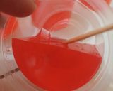 Foto langkah ke 3 dari resep Puding Cup Merah Putih.