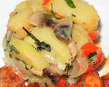Foto del paso 1 de la receta: Papas guisadas con champiñones
