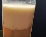 A picture of step 2 of Colourful layered mocktail.