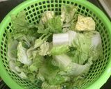 Foto langkah ke 1 dari resep Sawi Putih kuah Telur.
