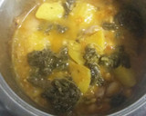 Foto del paso 5 de la receta: Potaje de espinacas y albóndigas de bacalao