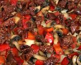 Une image de l'étape 8 de Tarte aux champignons et cerneaux de noix.