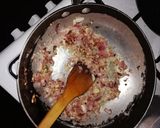 A picture of step 2 of Hot dog stew#4 week challenge.