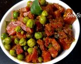 गाजर मटर की सब्जी (gajar matar ki sabzi recipe in Hindi) रेसिपी चरण 4 फोटो
