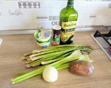 Spárga krémleves (gluténmentes) recept fázis 1 fotója