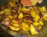 A picture of step 3 of Dry potato.