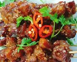 Hình bước làm 5 của món Bún thịt nướng xiên que