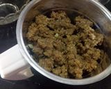 A picture of step 3 of Kachariyu pak(Gujarat's winter sweet).