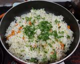 A picture of step 3 of Lemon Coriander Rice.