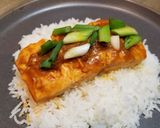 A picture of step 8 of Red Curry Salmon.