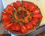 Une image de l'étape 8 de Salade de tomates et carottes aux anchois et câpres sauce agrumes.