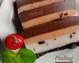 Foto langkah ke 10 dari resep Puding Lapis Coklat Oreo Milo.