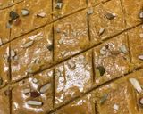 A picture of step 5 of Besan Barfi with Milk powder.