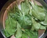 A picture of step 3 of Palak ke pakode.