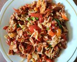 Foto langkah ke 6 dari resep Oseng kulit Melinjo teri.