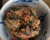 A picture of step 6 of Baked carrot fritters with carrot tops - vegan.