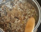 A picture of step 5 of Mushroom risotto.