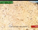 A picture of step 4 of Suji ka karak halva/Suji ka tukri halwa.