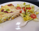 Foto del paso 5 de la receta: Falsa quiche de atún y verduras al pesto