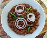 A picture of step 16 of Chana Masala.