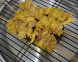 Foto langkah ke 3 dari resep 95. Sate Ayam Bumbu Santan Kari.. enak tanpa msg.