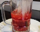 A picture of step 3 of Strawberry pomegranate Mojito.