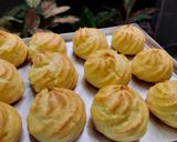 Foto langkah ke 4 dari resep Kue soes fla coklat (hemat telur, pasti ngembang & g pake mixer).