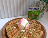 Foto langkah ke 5 dari resep Waffle Matcha.