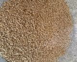 A picture of step 1 of Peanut sesame sweet.