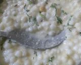 A picture of step 6 of Curd sabudana.