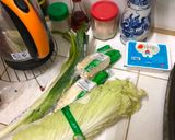 Hình bước làm 1 của món Sukiyaki