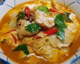 รูปขั้นตอนการทำที่ 6 ของ แกงกะทิไก่หน่อไม้ดอง