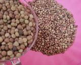 Foto del paso 1 de la receta: Pan bajo de lentejas y trigo sarraceno ambos en grano 🌾 sin harina ni levadura, larga fermentación