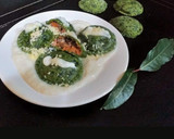 Foto del paso 8 de la receta: Sorrentinos de kale rellenos con carne (posta rosada)