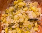 Foto del paso 3 de la receta Tortilla de puerro y patata sin aceite en Lékué
