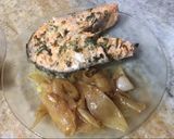 Foto del paso 8 de la receta: Rodajas de salmón rosado en essen acompañadas con cebollas caramelizadas de Cristinarecetas 🐋!!