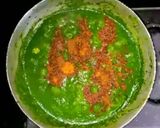 A picture of step 9 of Aloo Palak.