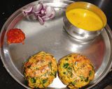 A picture of step 5 of Methi Baati.