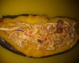 Foto del paso 5 de la receta: Canoas de plátano maduro y pollo