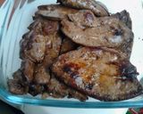 Foto del paso 1 de la receta Higado de cordero con cebolla confitada al vino dorado
