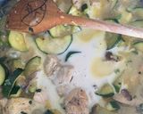 Csirkemell cukkinis-borsós ágyon recept fázis 5 fotója