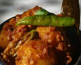 নিরামিষ আলুর দম(Niramis aloor dum recipe in Bengali) রেসিপি ধাপ - 5 ছবি
