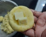 कोरियन चीज़ी पोटैटो पैनकेक रेसिपी चरण 4 फोटो