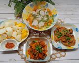 Hình bước làm 5 của món Cơm nhà với các món chả cá