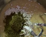 Foto langkah ke 1 dari resep Burnt cheese cake matcha (ekonomis).