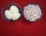 A picture of step 2 of Kerala Egg Roast.