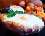 Foto del paso 5 de la receta Boniato relleno de cherrys y huevo