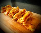 A picture of step 6 of Masala Besan Bread Pakodas.