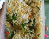 Foto langkah ke 4 dari resep Nasi Bakar Tongkol Suwir.